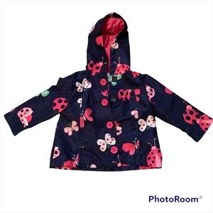 Gymboree Butterfly and Ladybug Lightweight  coat size 12-24 Months